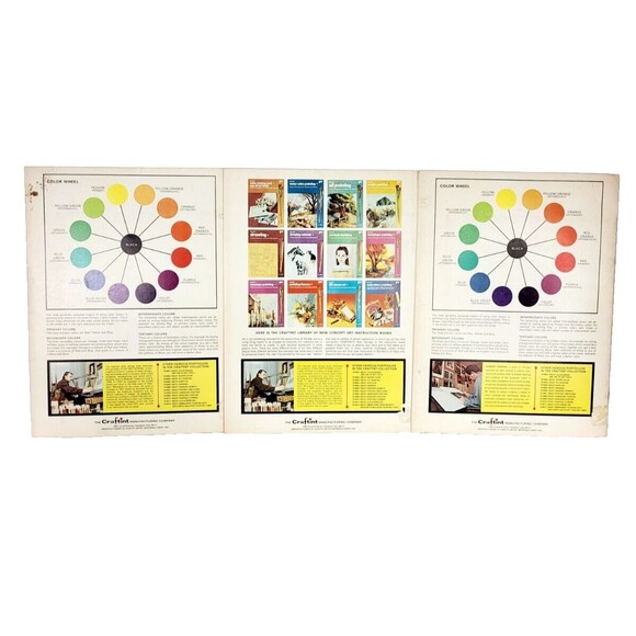 Vintage 70s Craftint A New Concept In Art Instruction Book Lot of 3 Books Set - Picture 2 of 10